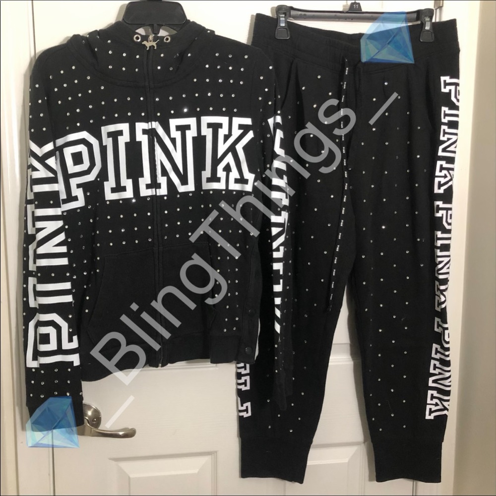 💎Rare VS PINK Rhinestone Bling Outfit💎